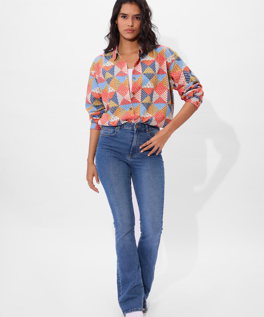 TSS Originals Prism Women Boyfriend Shirts