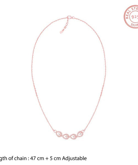 Rose Gold Peary Love Necklace