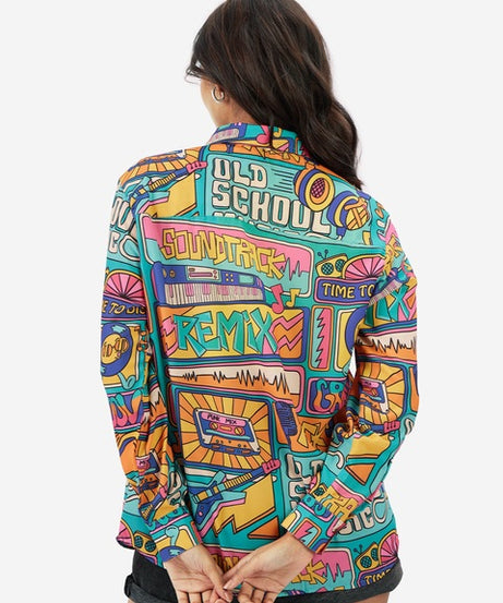 TSS Originals Musical Vibe Women Boyfriend Shirts