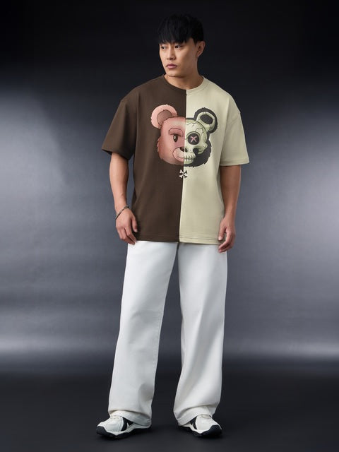 Ted The Stoner Split Oversized T-Shirts