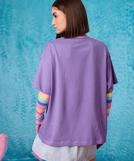 Hello Kitty Drama Queen Women Oversized T-Shirts