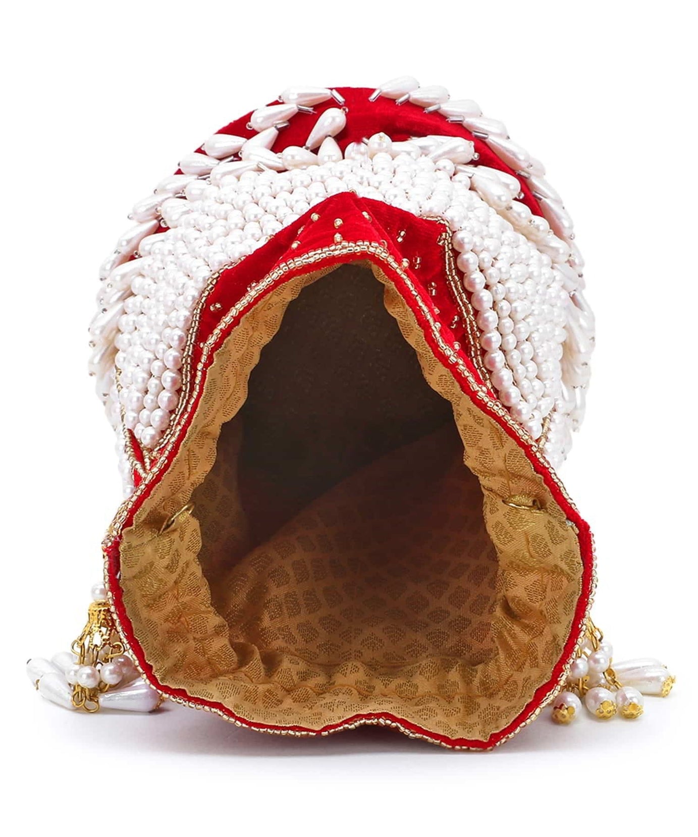 Glitz Velvet Beaded Potli Bag