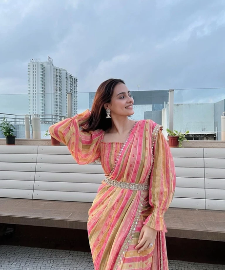 Original Smooth Georgette Party Wear Saree With Blouse 11-GP