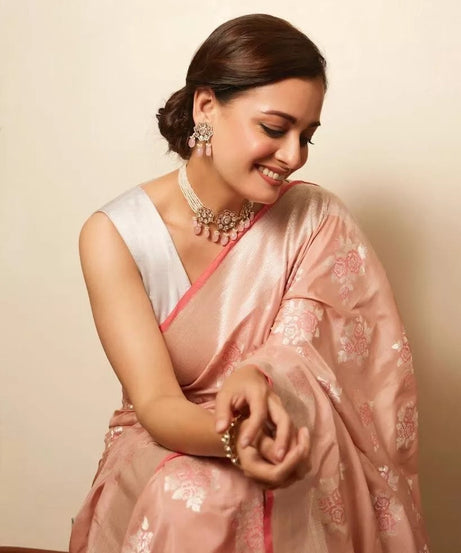 Festival Classic Banarasi Soft Silk Saree & Blouse