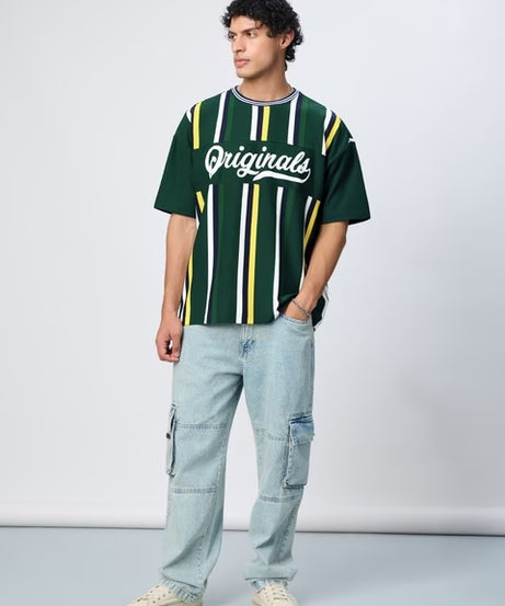 Stripes Pacific Oversized T-Shirts