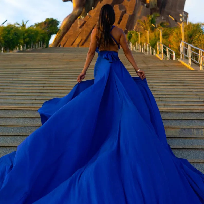 Flying Dress Yellow Long Flying Dress For Photoshoot