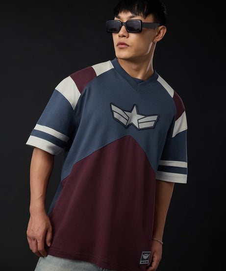 Captain America Soldier Suit Oversized T-Shirts