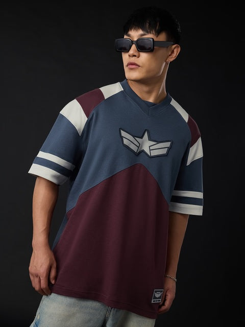 Captain America Soldier Suit Oversized T-Shirts