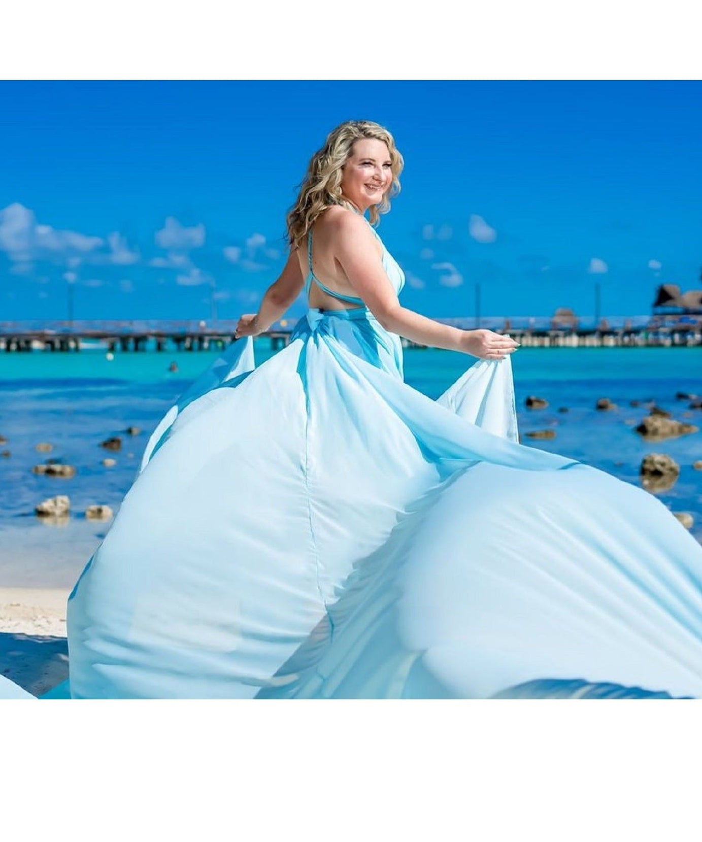 Long Flying Dress | Flying Dress for Photoshoot | Long Train Dress