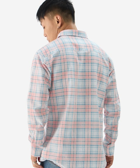 Plaid Single Patch Shirts
