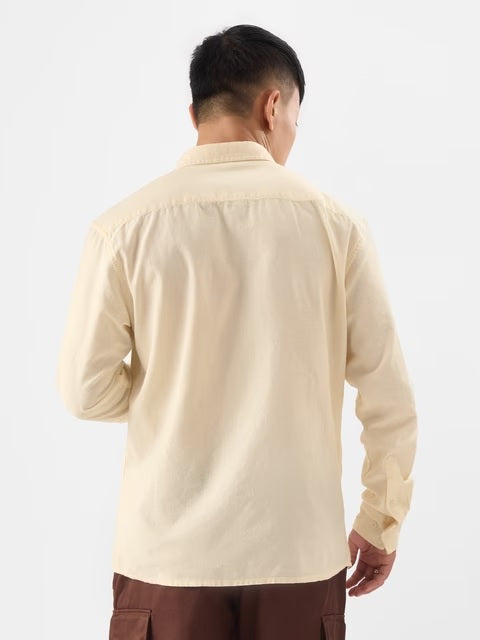 Cotton Linen Off-White Shirts