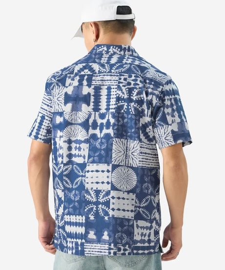 Indigo Block Holiday Shirts