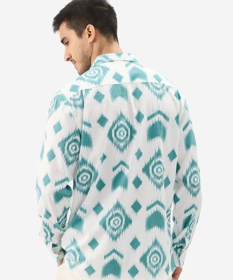 Indie Pattern Men Textured Shirts