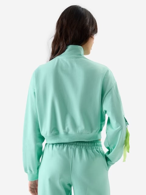 Sterling Blue Sweatshirt Women Oversized Sweatshirts