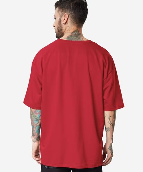 Classic Red Oversized T-Shirts