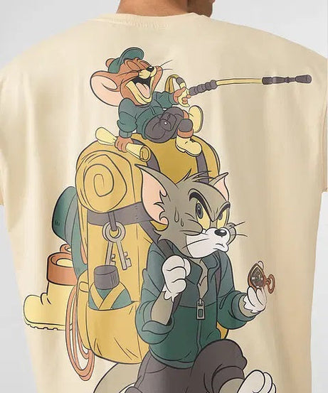 Tom & Jerry Trekking Club Oversized T-Shirts