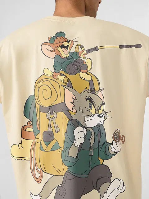 Tom & Jerry Trekking Club Oversized T-Shirts