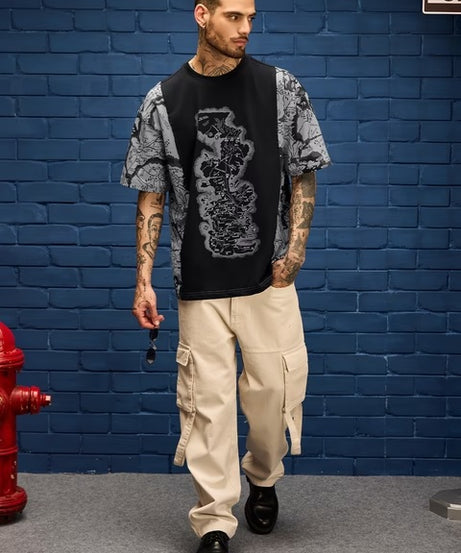 House Of Dragon Map Oversized T-Shirts