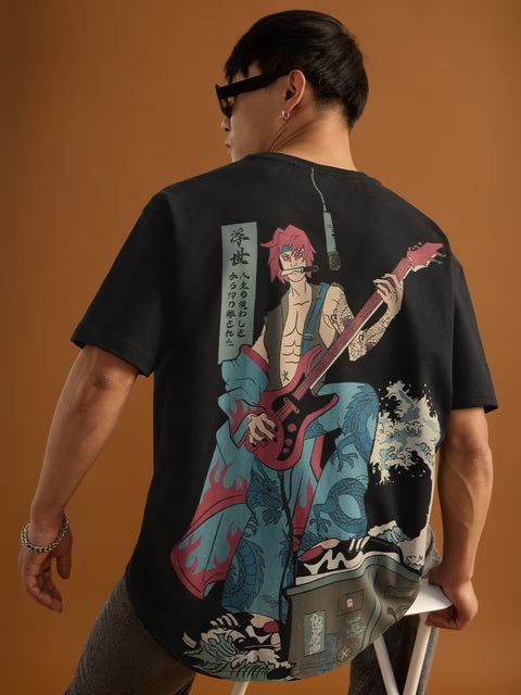 Ukiyo Kabuki Rock Oversized T-Shirts