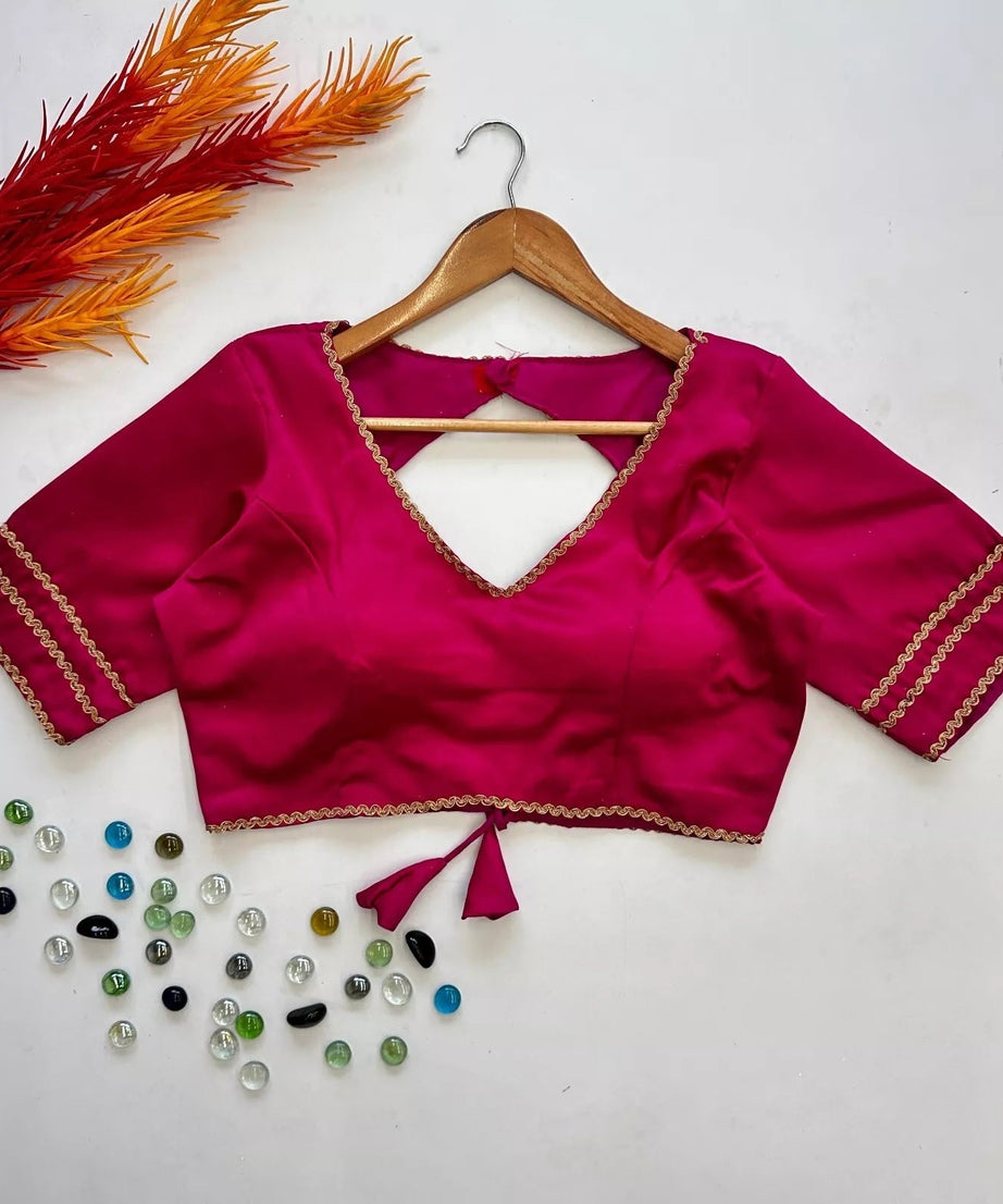 Wedding Special Stitched Manali Silk Blouse & Choli