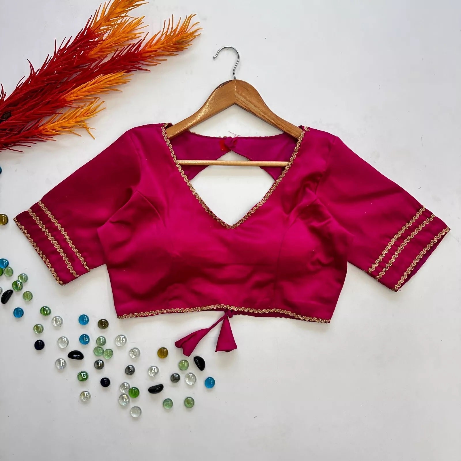 Wedding Special Stitched Manali Silk Blouse & Choli