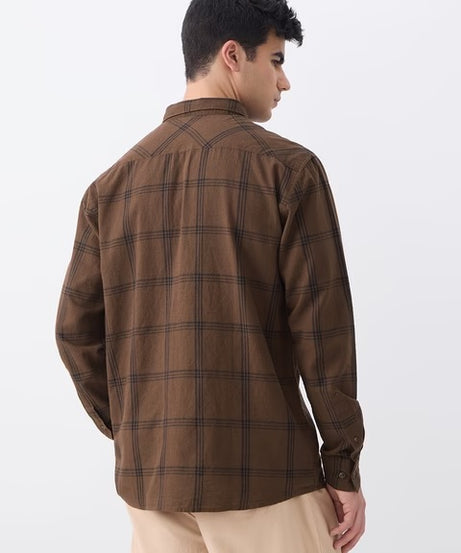 Checks Desert Cotton Linen Shirts