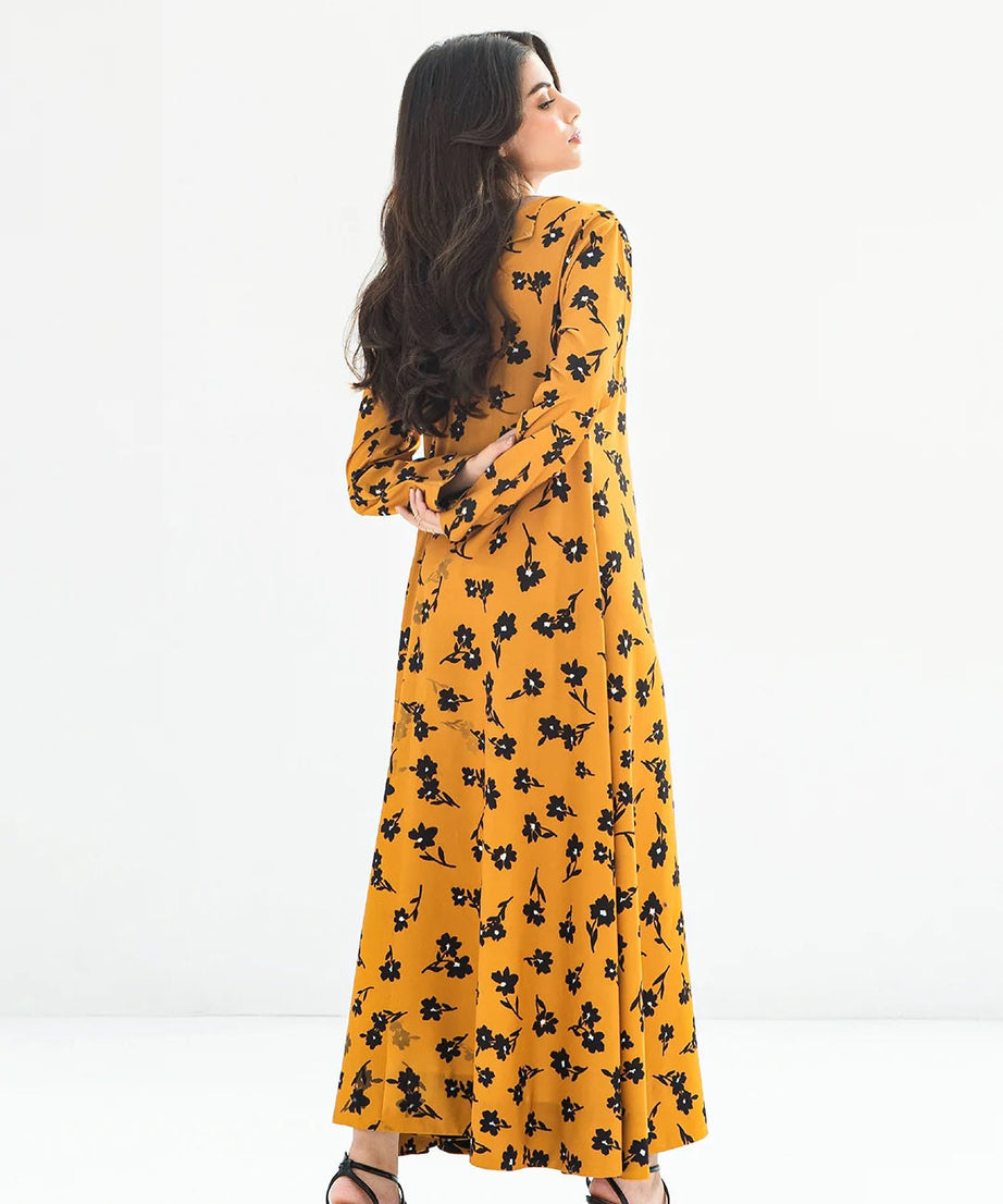 Printed Korean BSY Women's Long  Kaftan