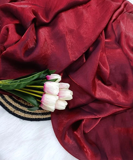 Space Silk Classic Saree, Fancy Party Wear Sari & Blouse