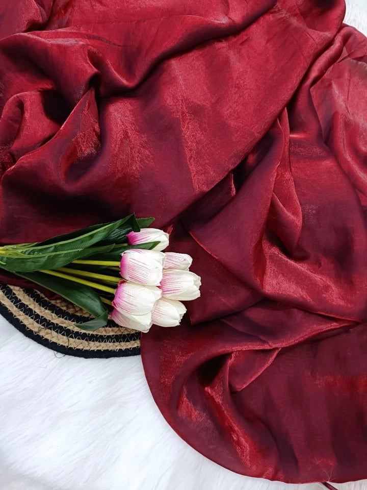 Space Silk Classic Saree, Fancy Party Wear Sari & Blouse