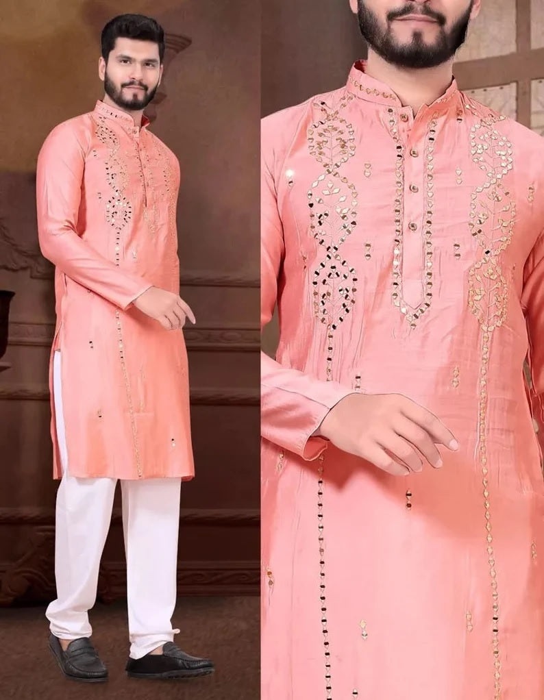 Men's Viscose with kurta pajama set