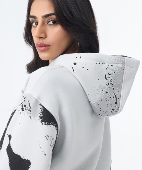 Kung Fu Panda Inky Warrior Women Oversized Hoodies