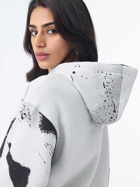 Kung Fu Panda Inky Warrior Women Oversized Hoodies