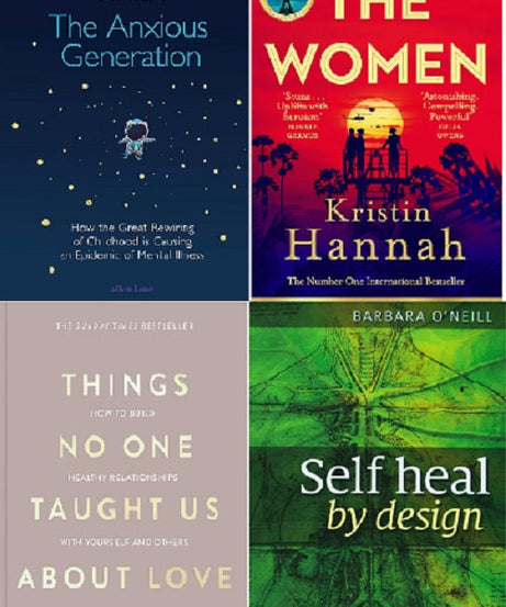 The Women : The Anxious Generation: Things No One : Self Heal By Design-Paperback combo books set