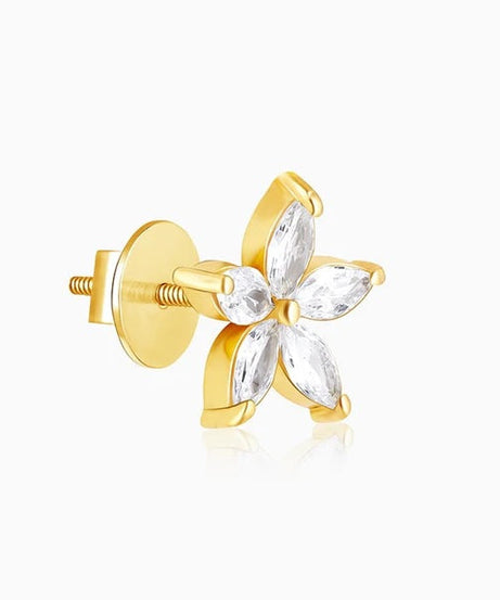 Golden Lily Earrings