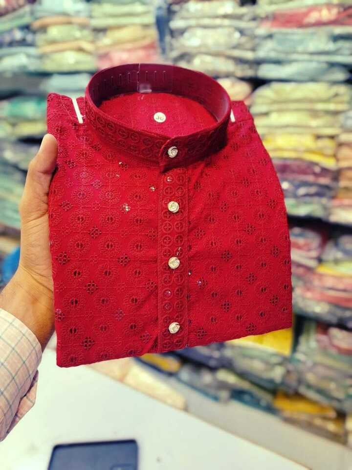 Rayon Kurta With Cotton Pajama For Men's