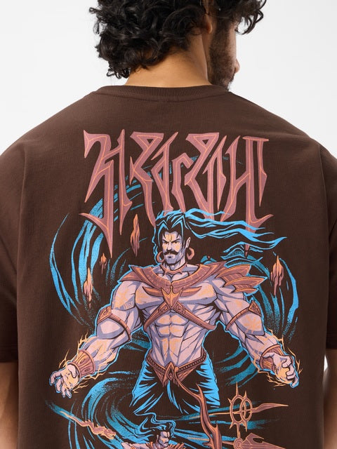 Ashwatthama The Cursed Warrior Oversized T-Shirts