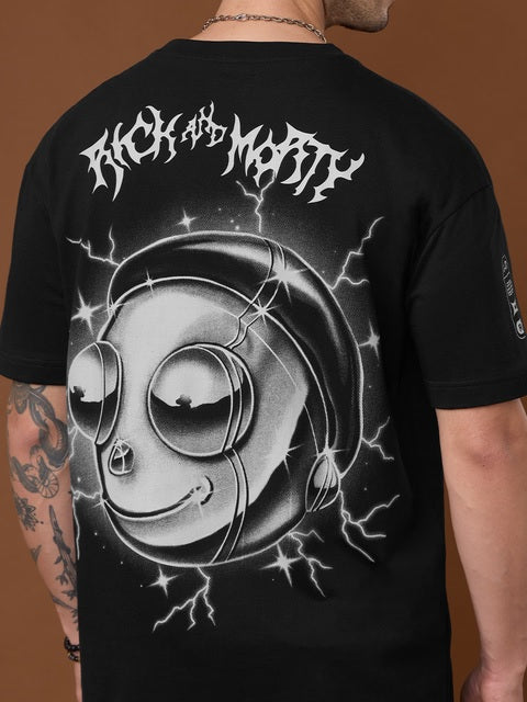 Rick & Morty Sparky Oversized T-Shirts