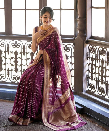 Banarasi Soft Silk Designer Saree With Exclusive Jacquard Border Blouse Fancy Saree 11-KT