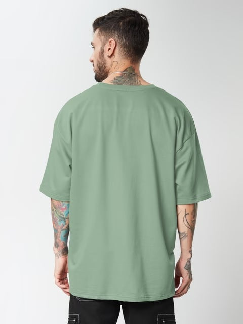 Jade Green Oversized T-Shirts