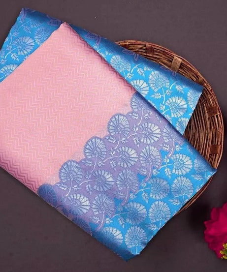 Soft Lichi Silk Wedding Exclusive Saree With Blouse