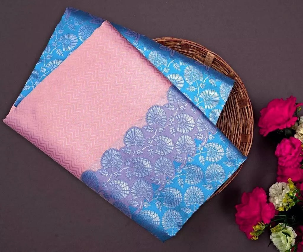 Soft Lichi Silk Wedding Exclusive Saree With Blouse