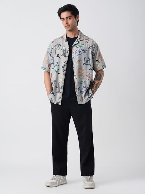 Doodle Mayhem Oversized Shirts