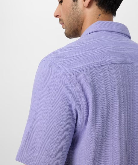 Orchid Men Textured Shirts