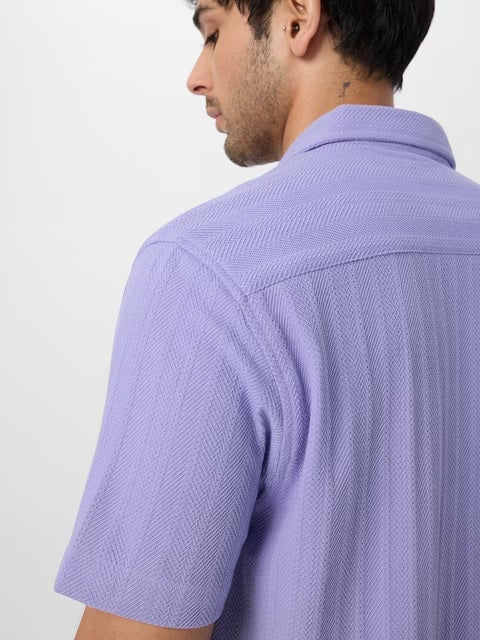 Orchid Men Textured Shirts
