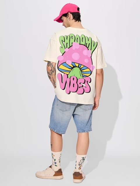 Shroomy Vibes Men Oversized T-Shirts