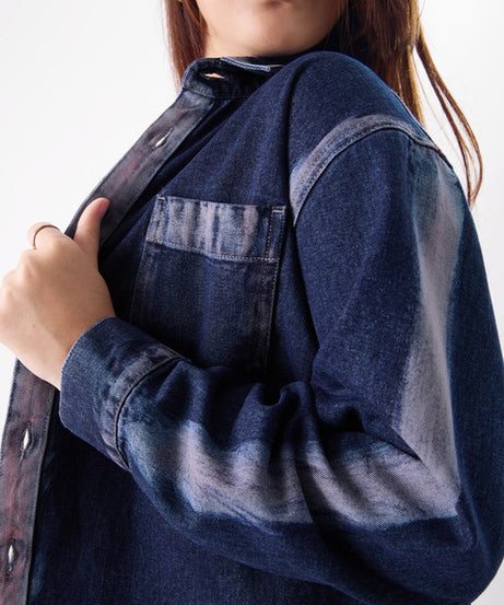 Aster Denim Women Shackets