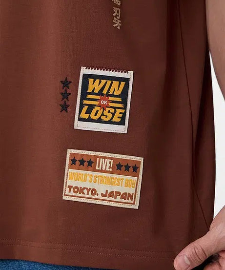 Baki Hanma Badges Oversized T-Shirts