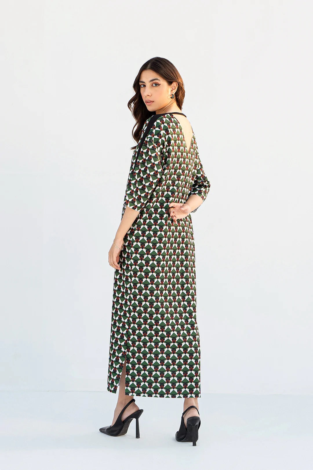 Korean BSY Occasion Wear Long Kaftan For Women's