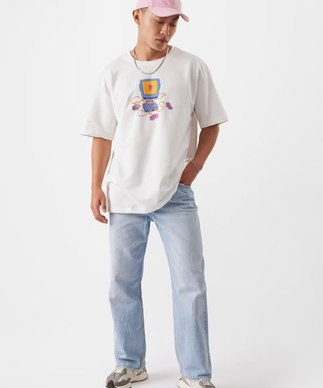 Retro Gamer Oversized T-Shirts