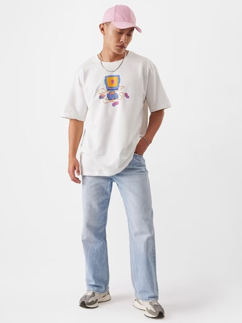 Retro Gamer Oversized T-Shirts